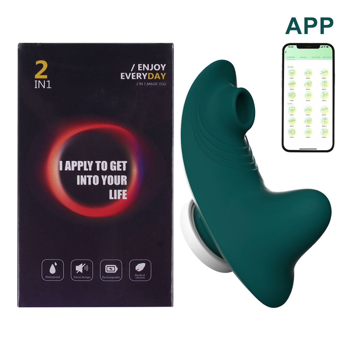 Tragbarer Mini-Vibrator für Frauen, Klitoris-Sauger, App, Bluetooth-Fernbedienung, Vibro auf sexy Höschen, Sexspielzeug für Erwachsene, Stimulator 