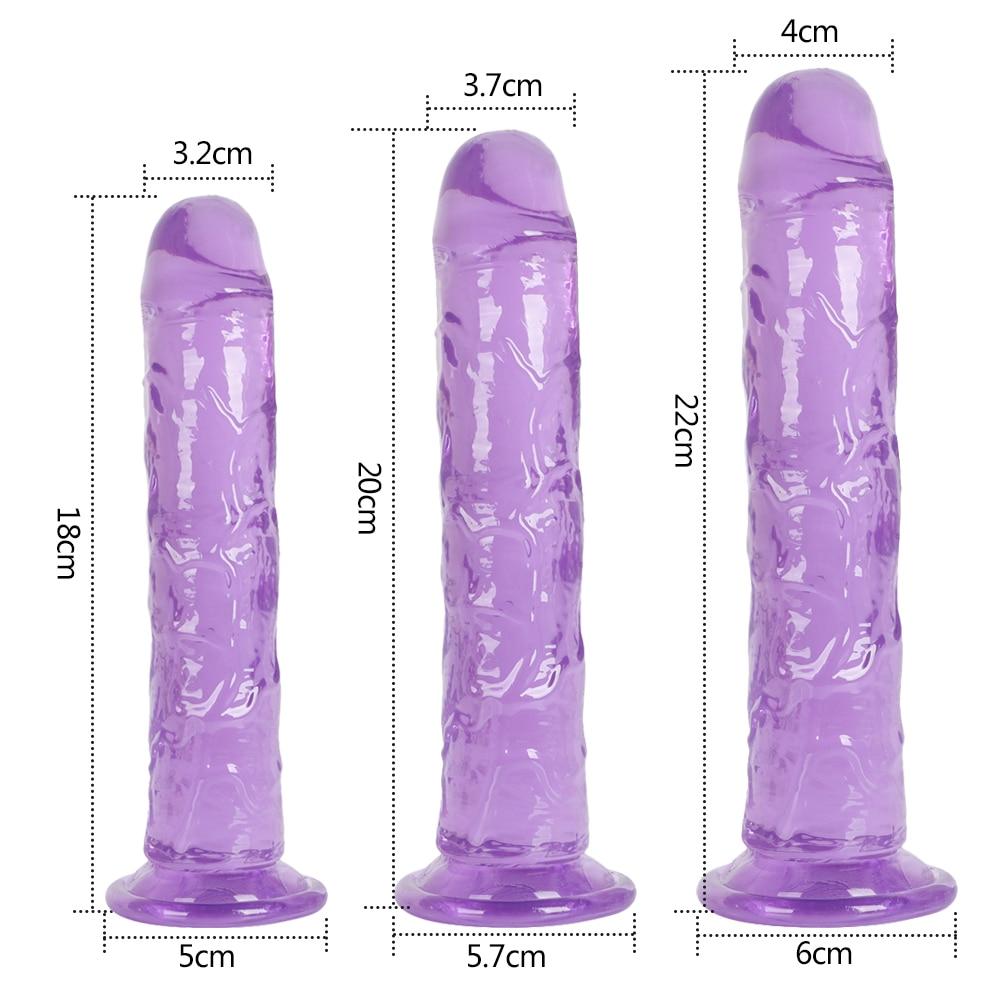 Erotic Soft Jelly Anal Dildo