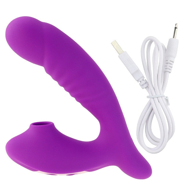 Clitoral Sucking G Spot Dildo Vibrator