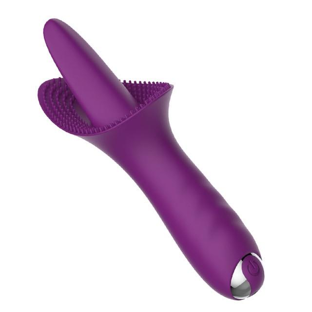 10 Modi Dildo Zungenvibrator Brustwarzenmassage