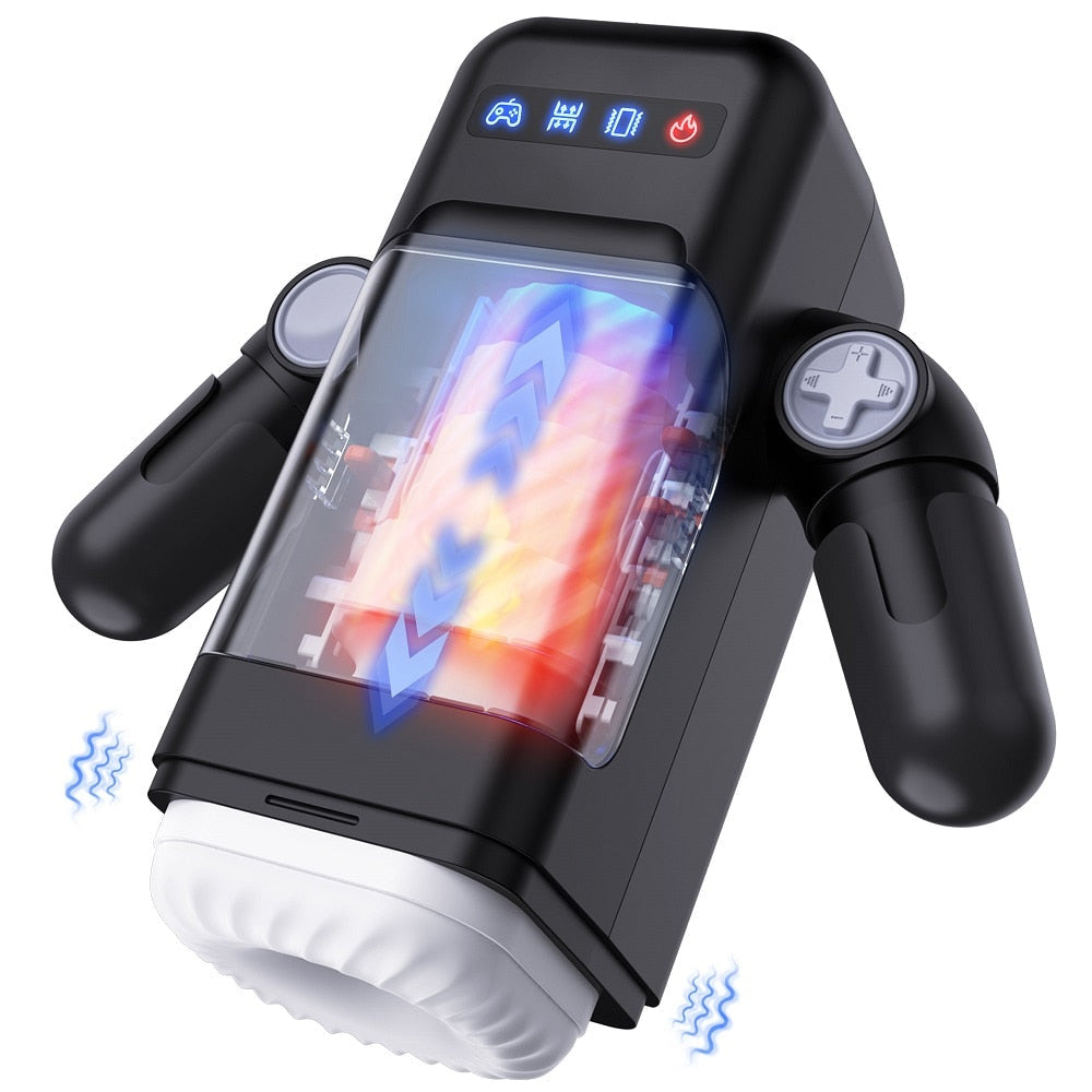 Game Cup - Vibrating thrust masturbator with heating system