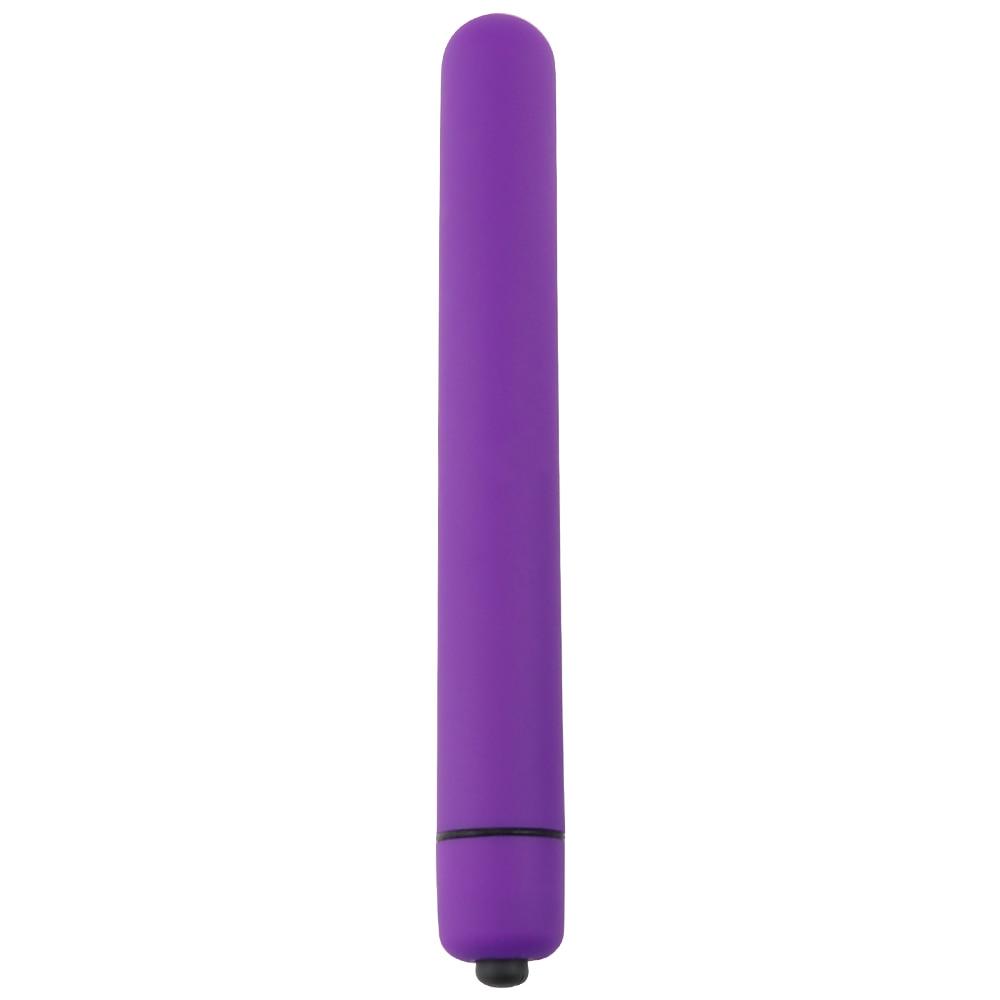 Mini jouet sexuel adulte de bâton de vibrateur de balle longue pour des femmes 